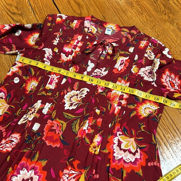 Old Navy floral long sleeve dress.  Size Small. Great condition. - Picture 5 of 12